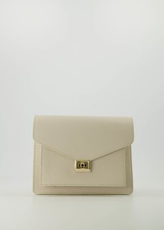 Tas Stacey beige leer - Teatro