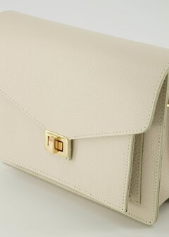 Tas Stacey beige leer - Teatro