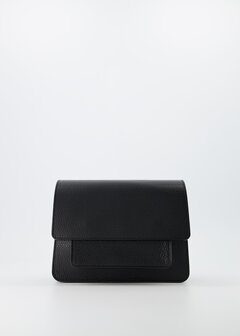 Tas Fenna zwart leer
