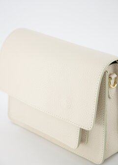 Tas Fenna beige leer