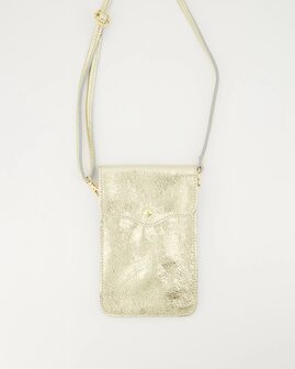 Telefoontasje Pona goud metallic