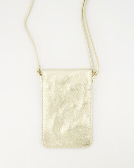 Telefoontasje Pona goud metallic