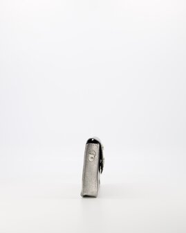 Tasje Laura metallic zilver