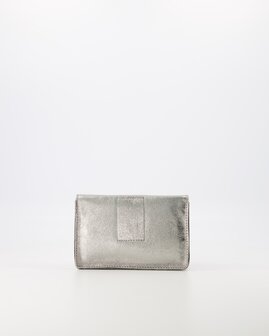 Tasje Laura metallic zilver