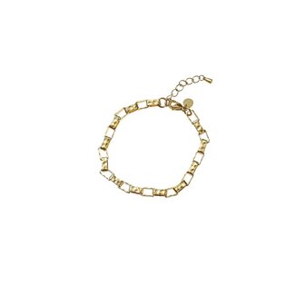 Armband B5326-2 cube goud - Day&amp;Eve