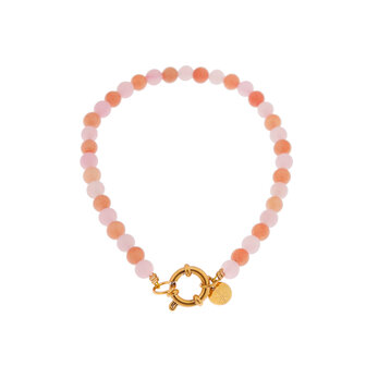 Armband K.SA.300.1 Bubbelgum goud - Label Kiki