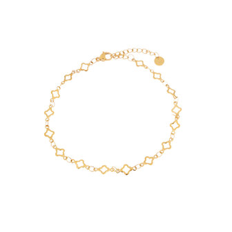 Armband K.SA.313.1 Clover row goud - Label Kiki