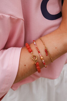 Armband K.SA.309.1 Spicy pepper goud - Label Kiki
