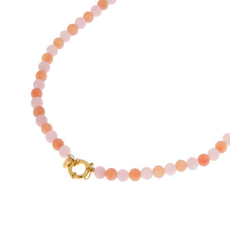 Ketting K.SK.194.1 Bubblegum snake goud - Label Kiki
