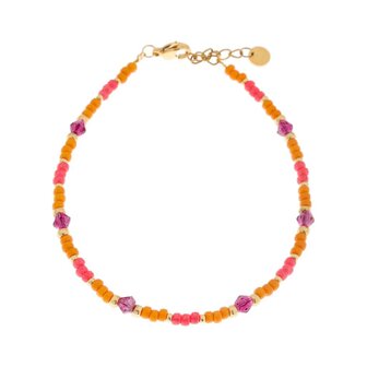 Enkelbandje LK300 Sun kissed goud - Label Kiki
