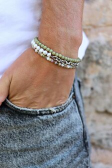 Armband Mick silver - George The Label