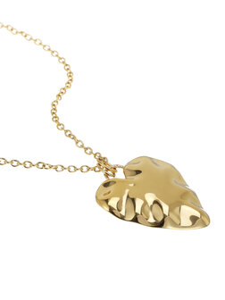 Ketting Big heart lang goud - Rose &amp; Camellia