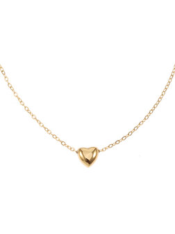 Ketting Klein hartje goud - Rose &amp; Camellia