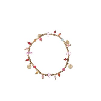 Armband Coins pink goud - Rose &amp; Camellia