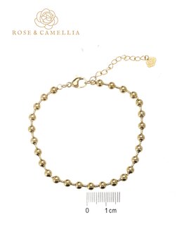 Armband Balls goud - Rose &amp; Camellia