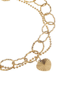 Armband Cute chain heart goud - Rose &amp; Camellia