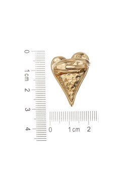 Ring pointy heart goud - Rose &amp; Camellia