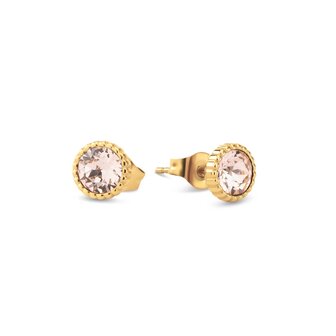 Oorbellen Hannah CZ Silk FE43 goud - Melano