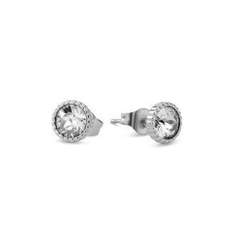 Oorbellen Hannah CZ Crystal FE43 zilver - Melano