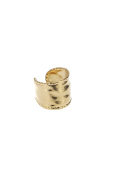 Ear cuff  beated goud - Rose &amp; Camellia