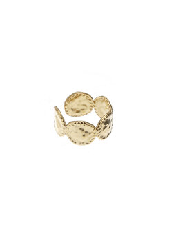 Ear cuff Rounds goud - Rose &amp; Camellia