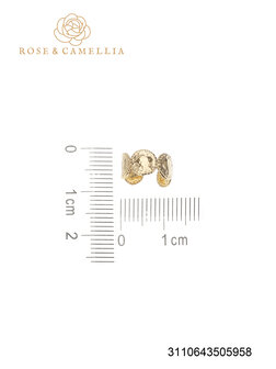 Ear cuff Rounds goud - Rose &amp; Camellia