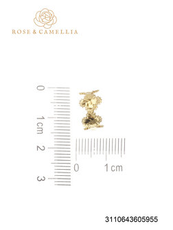 Ear cuff Clovers goud - Rose &amp; Camellia