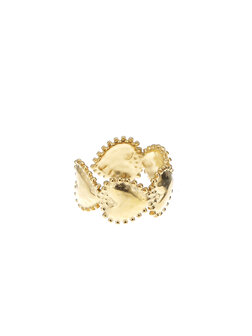Ear cuff Hearts goud - Rose &amp; Camellia