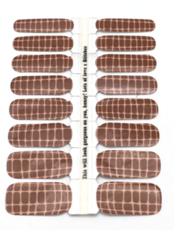 Nagel stickers Crocodile Mocha - Blitsbee
