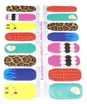 Nagel stickers Sassy Sas - Blitsbee