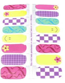 Nagel stickers Joyful Fantasy - Blitsbee