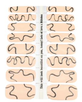 Nagel stickers Savage Swirls - Blitsbee
