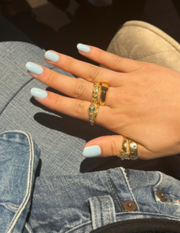 Nagel stickers Baby Blue - Blitsbee