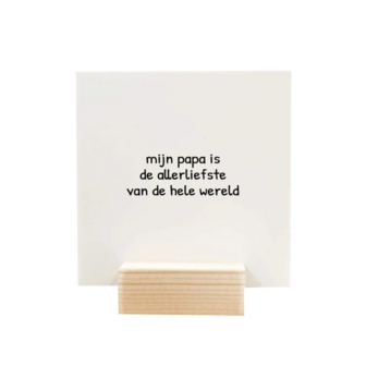 Tegeltje Papa is de allerliefste fortex - Winkeltje van Anne