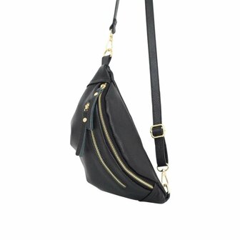 Tas Let&#039;s shine - zwart/goud - Baggyshop