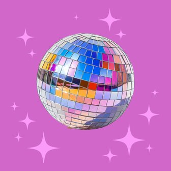 Tegeltje Discobal