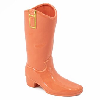 Vaas cowboylaars oranje/zalm 