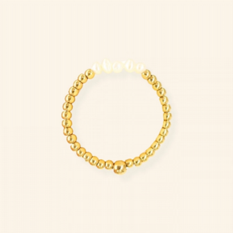 Ring MH251 Mini pearl - MableHappiness