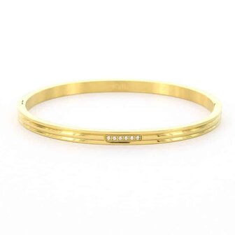 Bangle Streep smal goud - Kalli