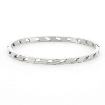 Bangle Ankerschakel zilver - Kalli