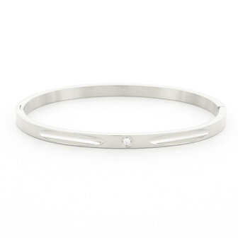 Bangle zirkonia zilver - Kalli