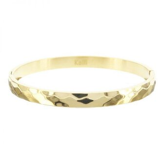 Bangle Geslagen No&eacute; goud - Kalli