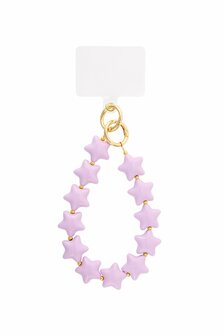 Telefoonkoord short Stars - lila