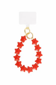 Telefoonkoord short Stars - rood