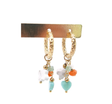 Oorbellen E5487 Summer hoop goud - Day&amp;Eve