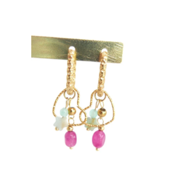 Oorbellen E5491 Summer hoop goud - Day&amp;Eve