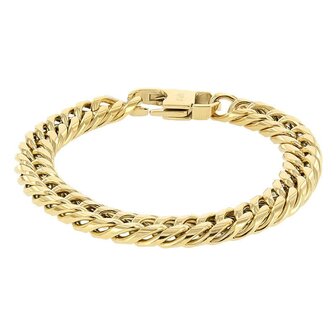 Armband Gourmet 8mm goud - Kalli