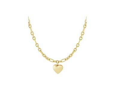 Ketting Heart love - goud