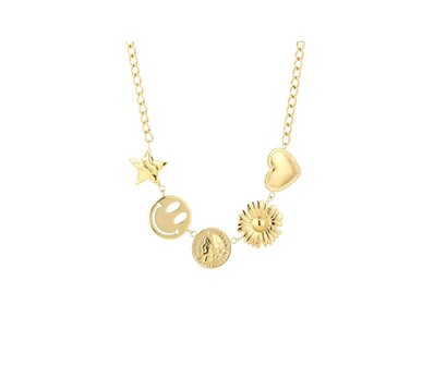 Ketting charms - goud