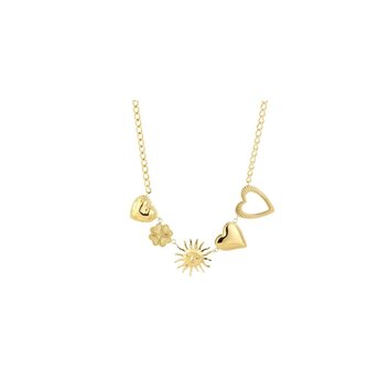 Bedelketting charms - goud